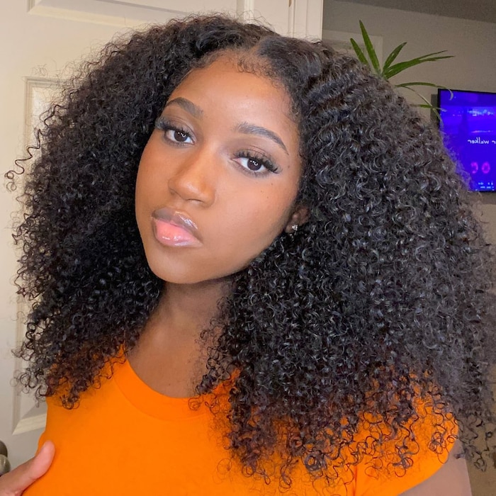 what to use on curly human hair wig