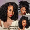 Ameera's Same  Pre-Bleached Knots Wig 7x5 Pre-Everything Kinky Curly Bye Bye Knots Put on and Go Glueless Wigs