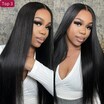  Sara Same Wig Bye Bye Knots 7x5 Pre Cut Lace Straight Wig Pre Bleached Mini Knots Put on and Go Glueless Wigs 150% Density