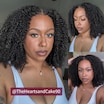  @Kie 's Same Bye Bye Knots Wig 7x5 Pre-Everything Kinky Curly Put on and Go Glueless Wigs with Invisible Knots