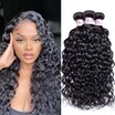 Beautyforever 3Bundles Deep Wave Human Hair With 4x4 Lace Closure