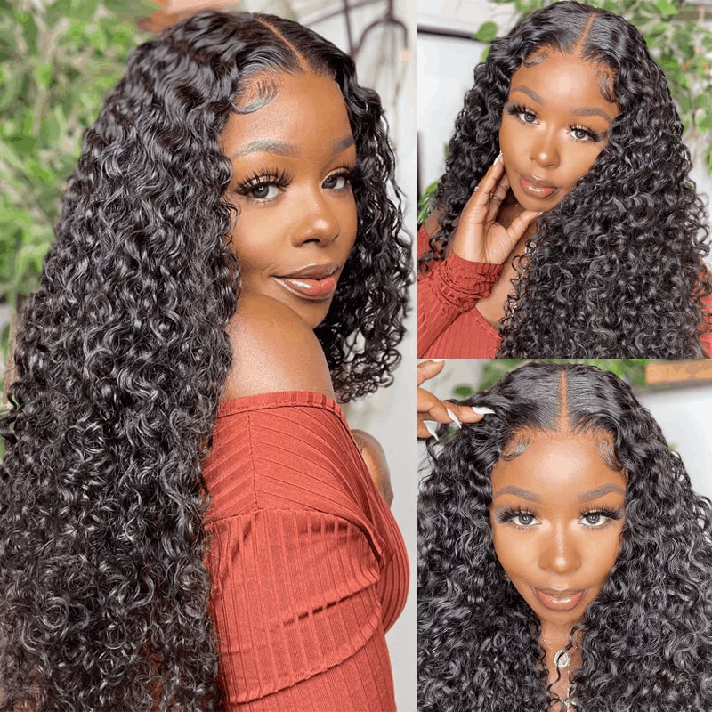 Beautyforever Transparent Lace Jerry Curly Wigs Glueless Human Hair Wig with Natural Hairline On Sale