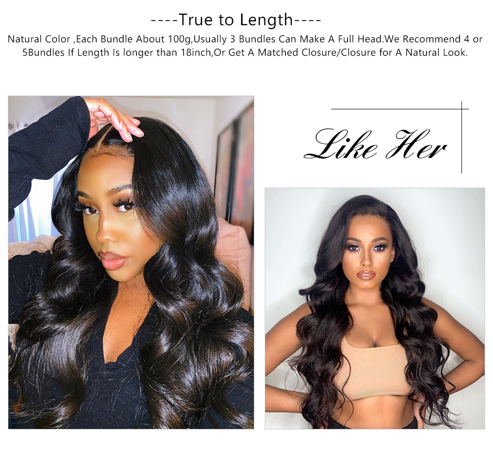 Body wave 13x4 lace frontal