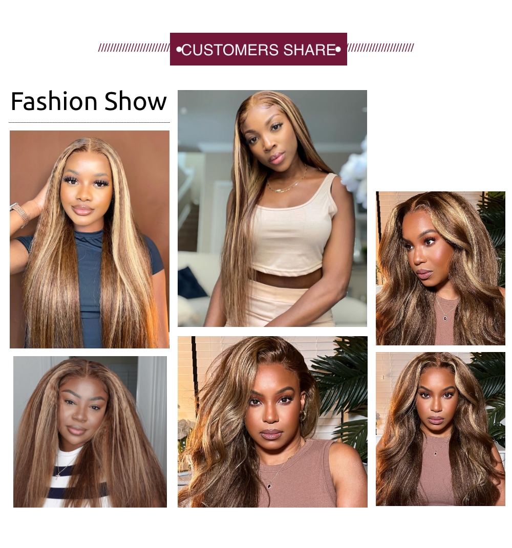 Kinky Straight 13x4 lace front wigs