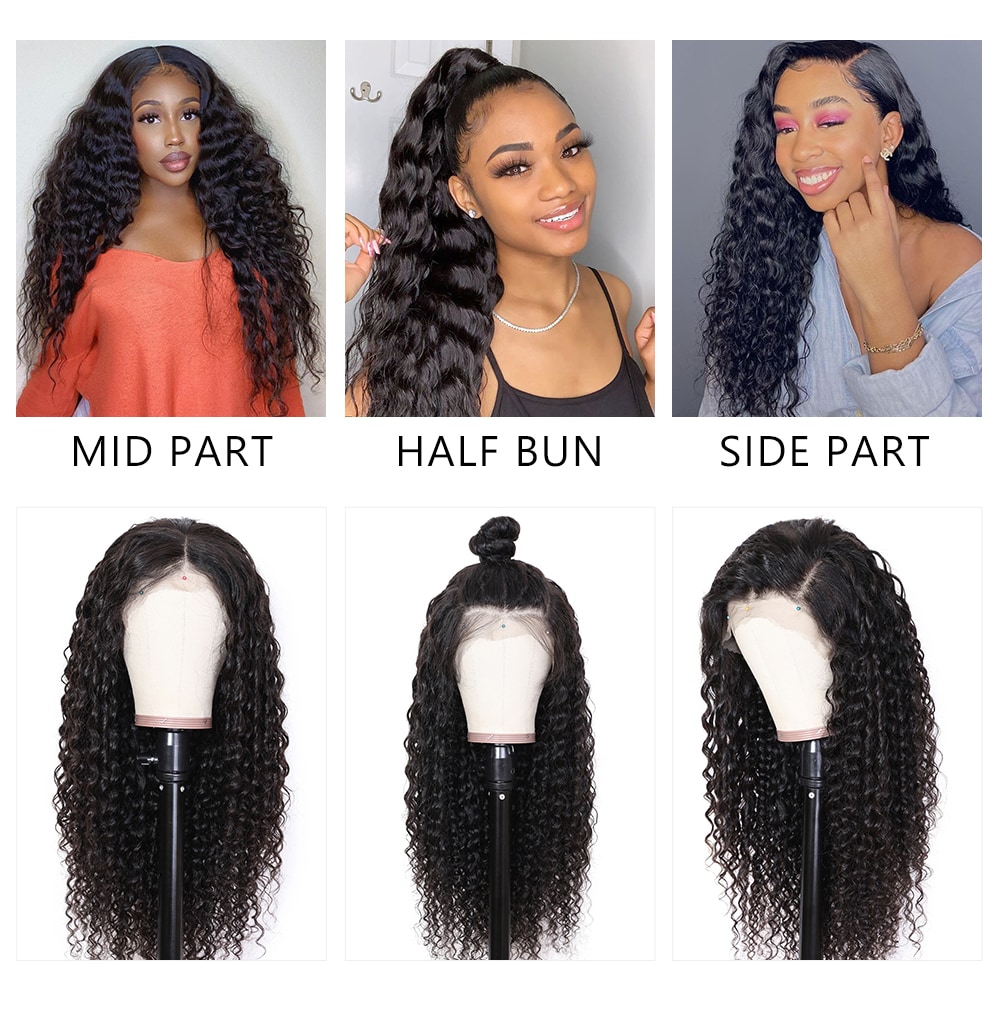 13x6 Pre Plucked Human Hair Lace Front Wigs