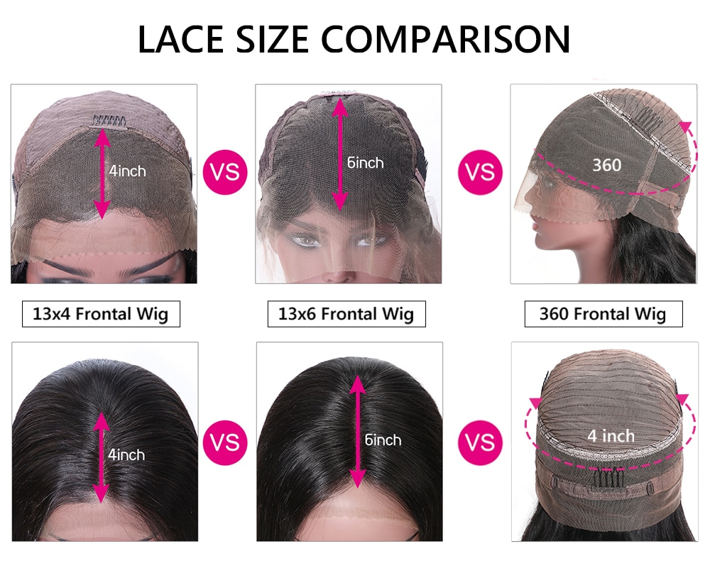 Straight 13x6 Lace Front Wigs