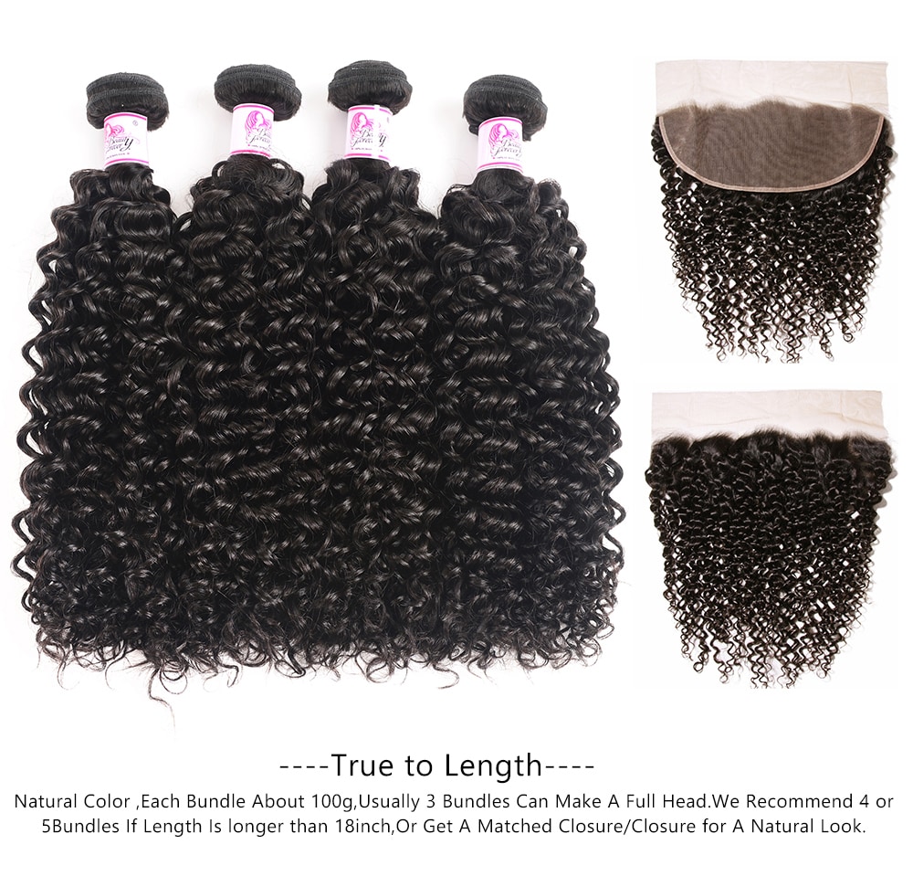 jerry curly bundles with lace front
