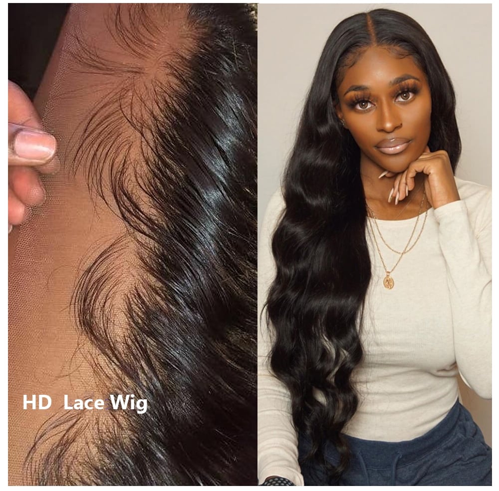 5x5 HD Lace Closure Wig Body Wave Hair