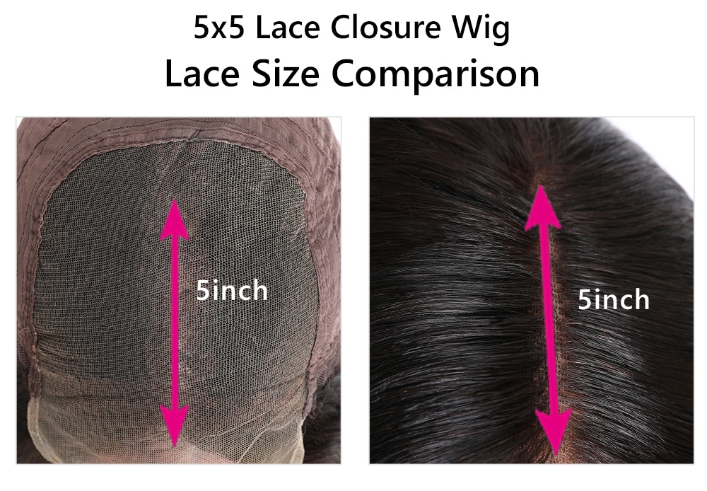 5x5 HD Lace Closure Wig
