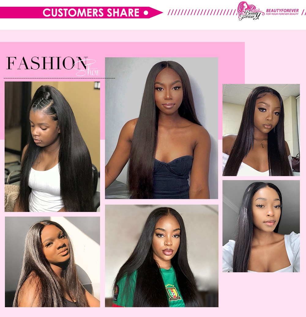 Straight Human Hair Lace Part Wig