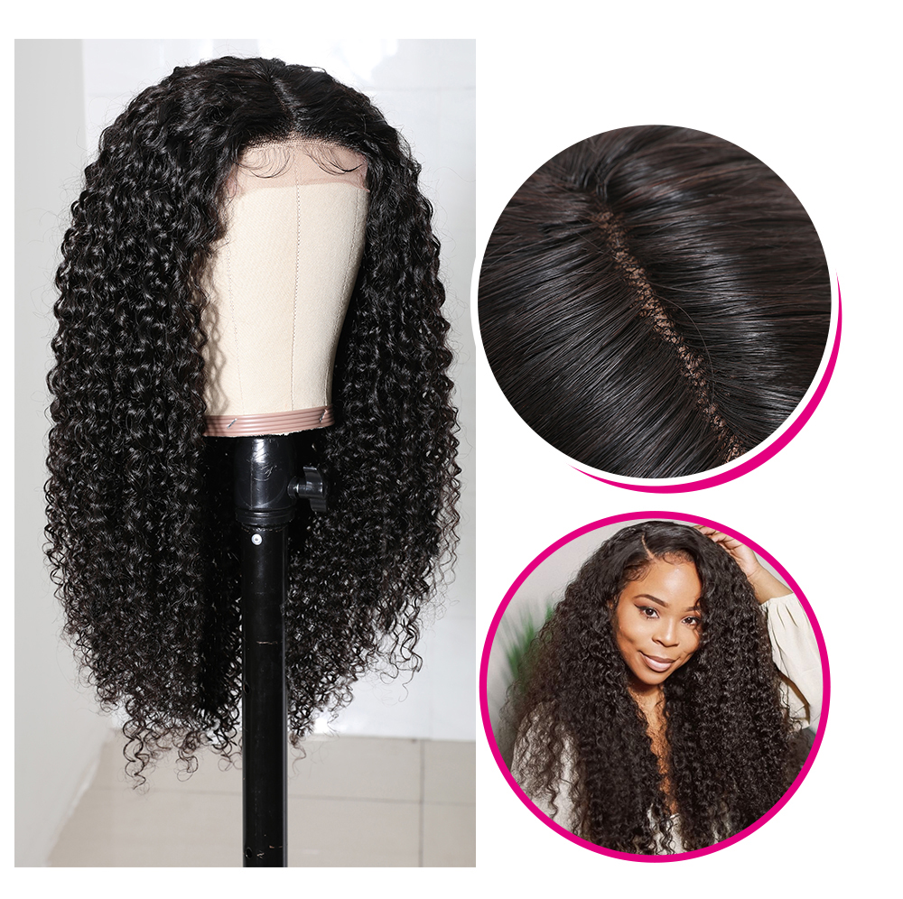 Middle Part Lace Wig Human Hair