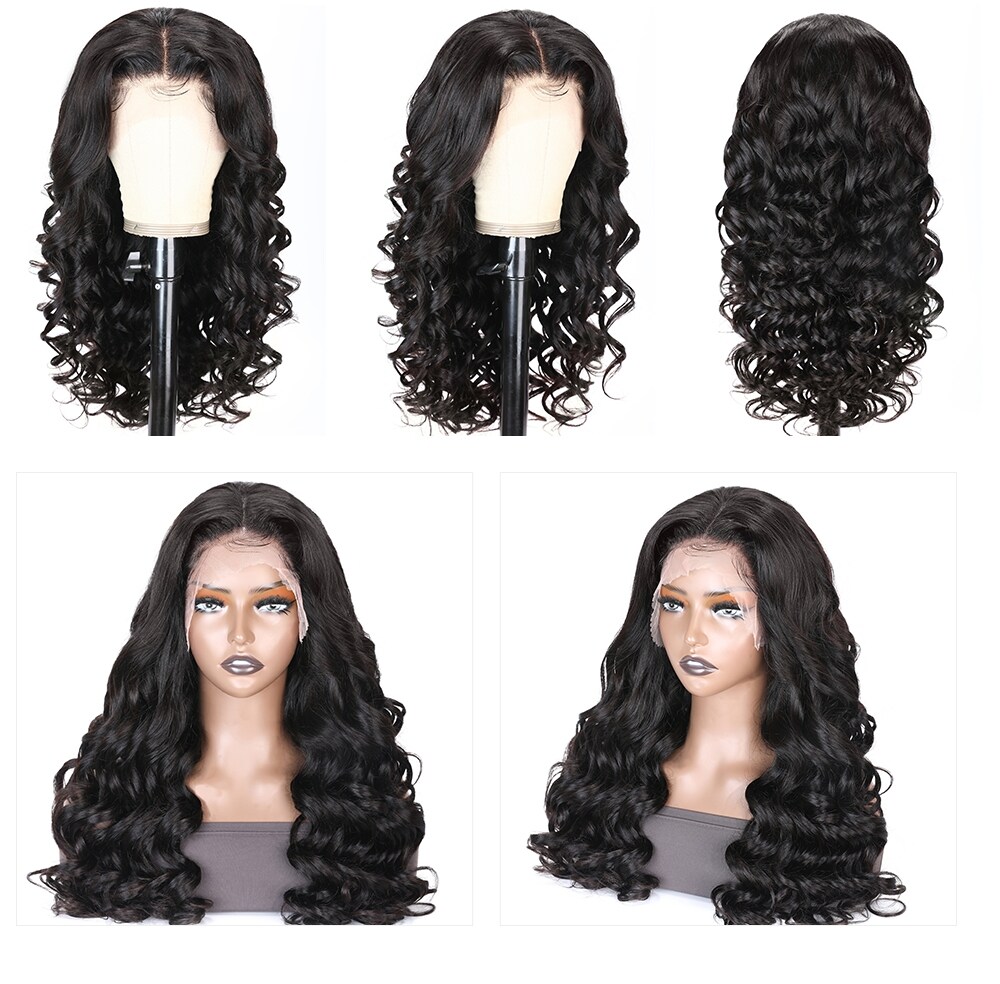 Wand Curl Body Wave 13x4 Lace Front Wigs