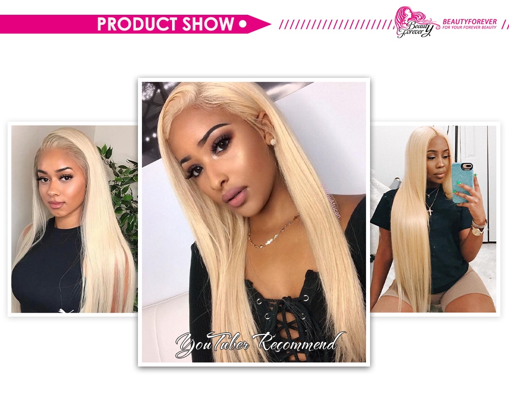 blonde straight hair bundles with lace closure